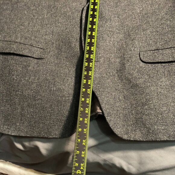 Kenneth Cole New York Men's  Blazer Jacket 48R Wool Gray Double Button Workwear - Picture 7 of 15